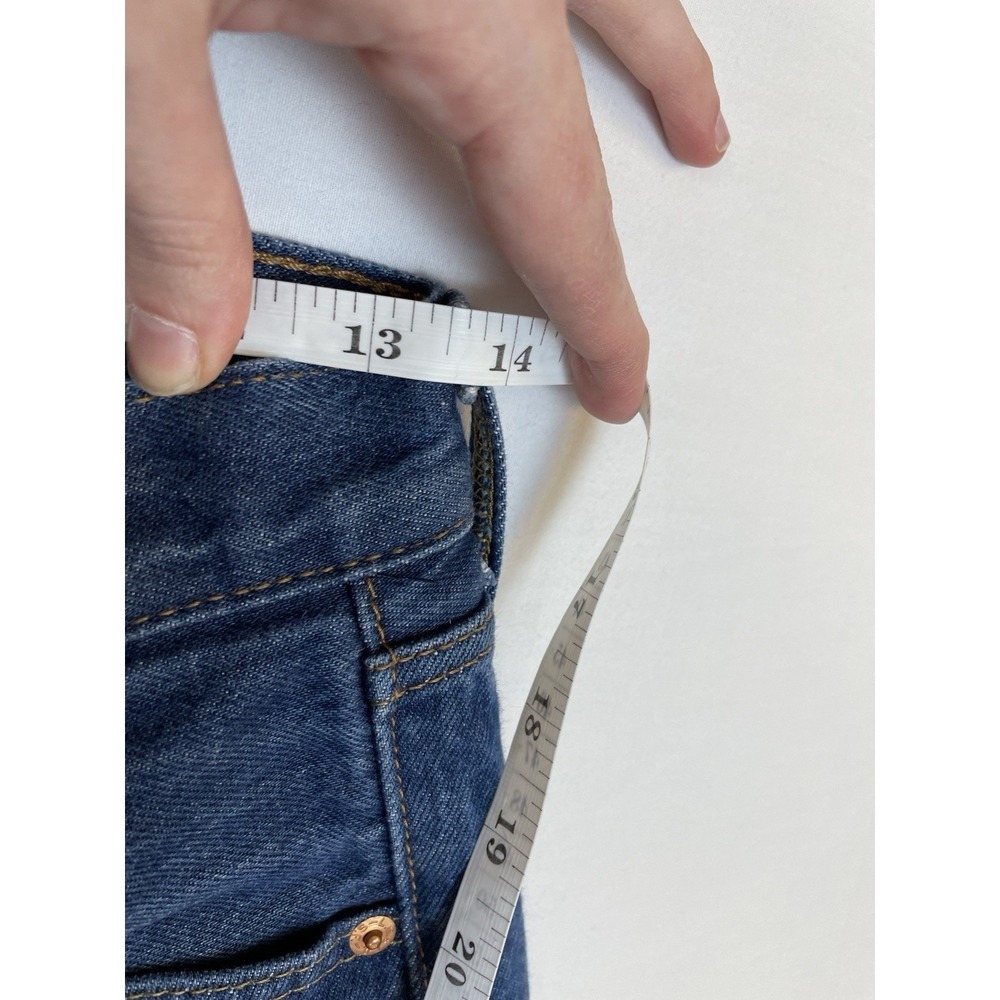 Levis 501 Men Jeans Button Fly 28x30 (measured) Medium Wash Straight Leg Regular - Picture 5 of 12